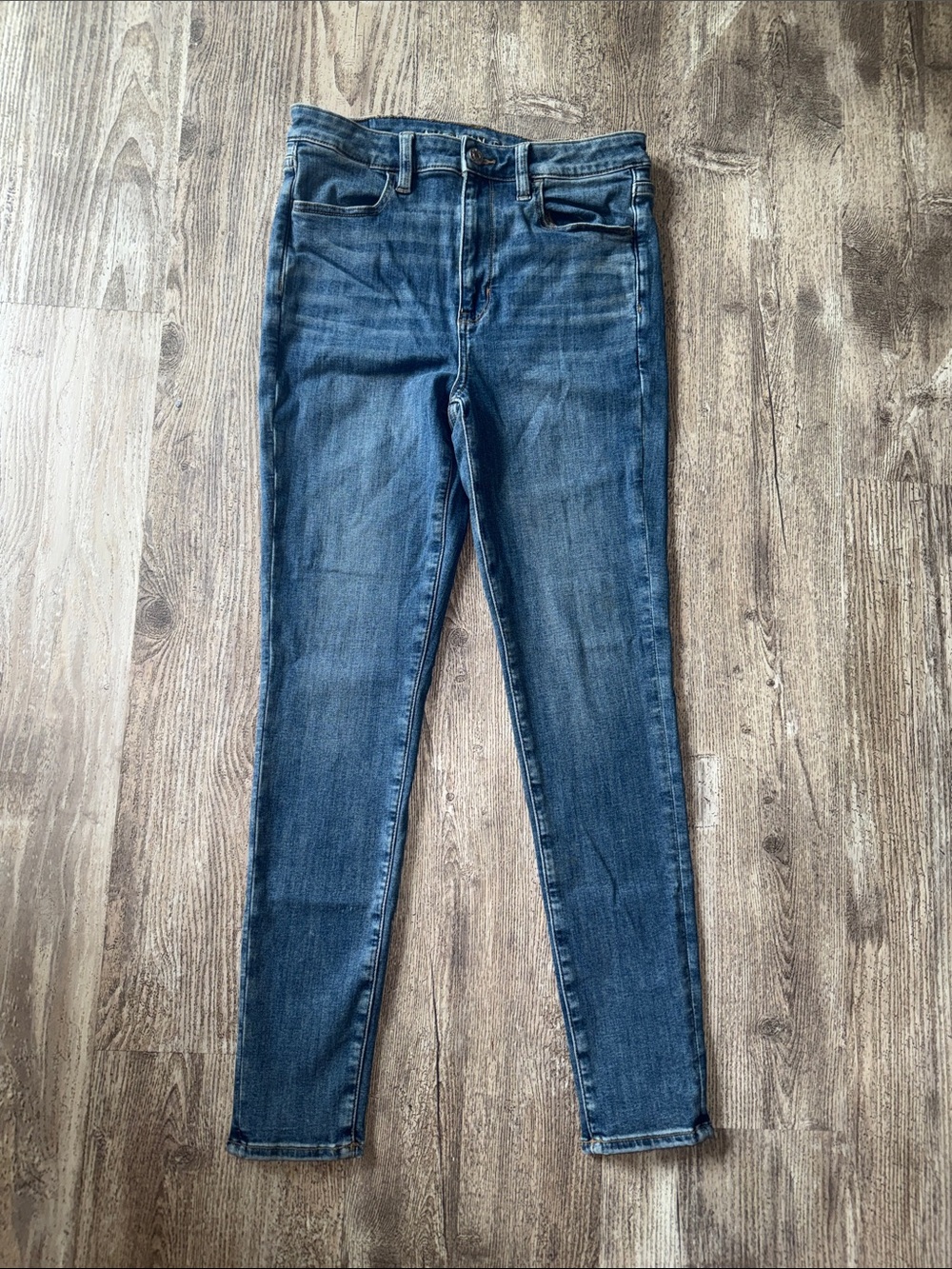 American Eagle Outfitters Dark Blue Skinny Jeans